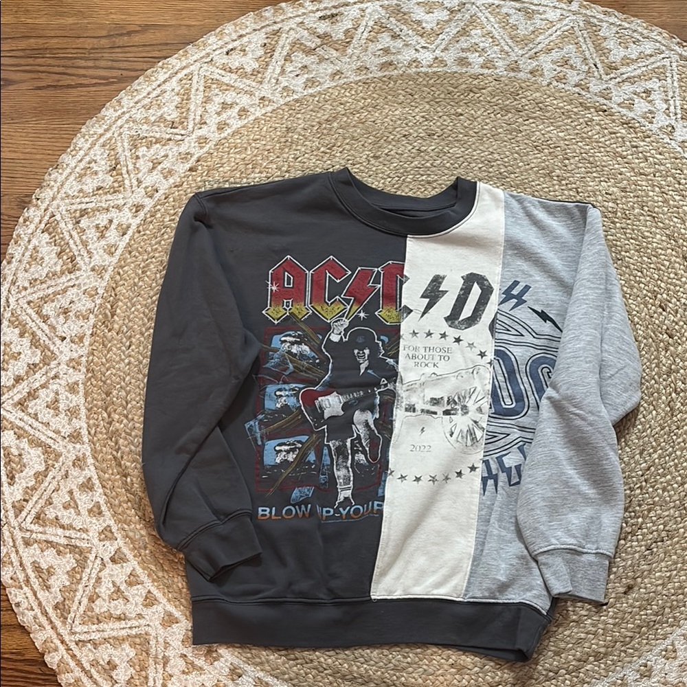 AC/DC band Graphic sweatshirt